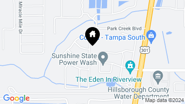 Map of 12104 LEGACY BRIGHT ST, RIVERVIEW FL, 33578