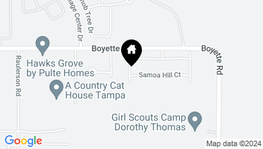 Map of 14104 SAMOA HILL CT, RIVERVIEW FL, 33569