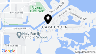 Map of 749 CAYA COSTA CT NE, ST PETERSBURG FL, 33702