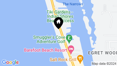Map of 19520 Gulf BLVD, Indian Shores FL, 33785
