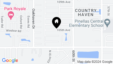 Map of 6108 105TH AVE N, PINELLAS PARK FL, 33782