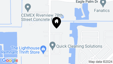 Map of 7922 EVERGREEN CREEK CT, RIVERVIEW FL, 33578