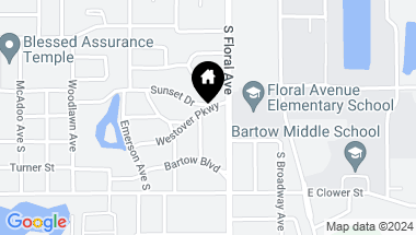 Map of 375 WESTOVER PKWY, BARTOW FL, 33830