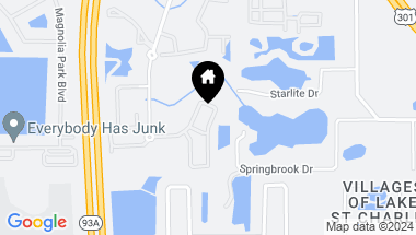 Map of 9769 CARLSDALE DR, RIVERVIEW FL, 33578