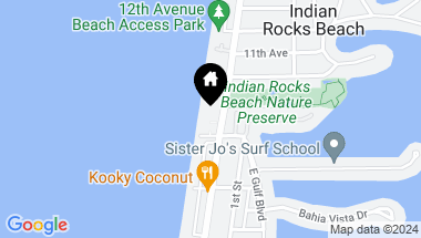 Map of 900 GULF BLVD #204, INDIAN ROCKS BEACH FL, 33785