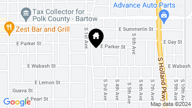 Map of 440 S LB BROWN AVE, BARTOW FL, 33830
