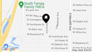 Map of 3302 W DORCHESTER ST, TAMPA FL, 33611