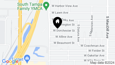 Map of 3410 W DORCHESTER ST, TAMPA FL, 33611