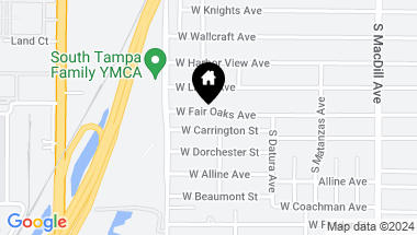 Map of 3410 W FAIR OAKS AVE, TAMPA FL, 33611