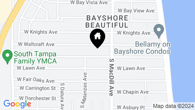 Map of 3113 W HARBOR VIEW AVE, TAMPA FL, 33611