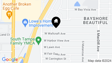 Map of 3325 W WALLCRAFT AVE, TAMPA FL, 33611