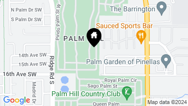 Map of 142 PINDO PALM ST W, LARGO FL, 33770