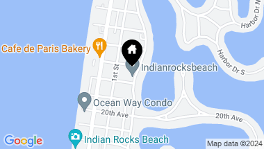 Map of 2208 BAY BLVD #A, INDIAN ROCKS BEACH FL, 33785