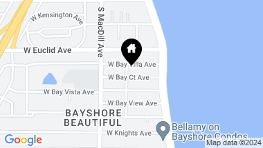 Map of 2917 W BAY COURT AVE, TAMPA FL, 33611