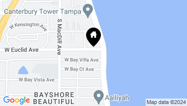 Map of 2904 W EUCLID AVE, TAMPA FL, 33629