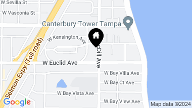 Map of 3613 S MACDILL AVE, TAMPA FL, 33629