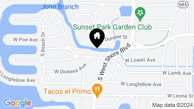 Map of 2640 S DUNDEE ST, TAMPA FL, 33629
