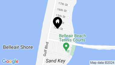 Map of 107 12TH ST, BELLEAIR BEACH FL, 33786