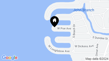Map of 5120 W POE AVE, TAMPA FL, 33629