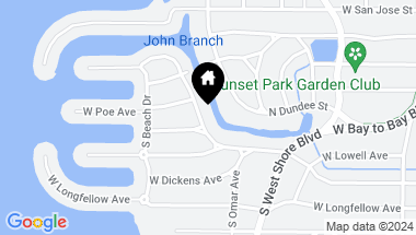 Map of 2618 S DUNDEE ST, TAMPA FL, 33629