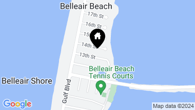 Map of 115 13TH ST, BELLEAIR BEACH FL, 33786