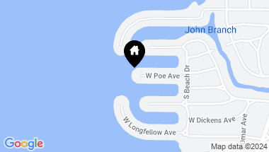 Map of 5122 W POE AVE, TAMPA FL, 33629