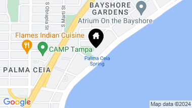 Map of 2619 BAYSHORE BLVD #800, TAMPA FL, 33629