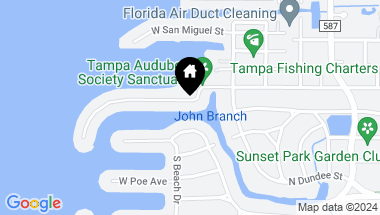 Map of 5110 W SAN JOSE ST, TAMPA FL, 33629