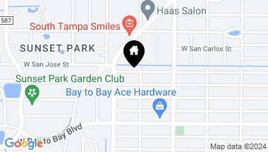 Map of 4304 W PALMIRA AVE, TAMPA FL, 33629