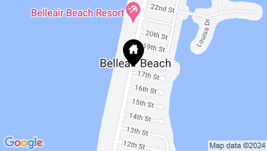 Map of 104 17TH ST, BELLEAIR BEACH FL, 33786