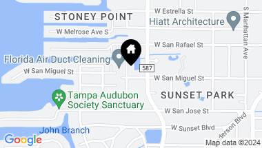 Map of 2218 S OCCIDENT ST, TAMPA FL, 33629
