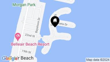 Map of 2215 DONATO DR, BELLEAIR BEACH FL, 33786