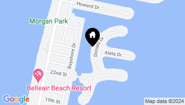 Map of 2216 DONATO DR, BELLEAIR BEACH FL, 33786