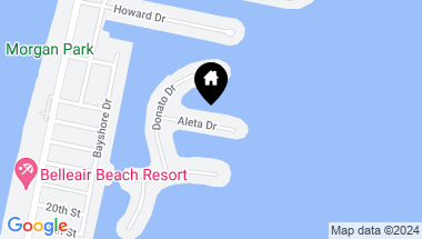 Map of 127 ALETA DR, BELLEAIR BEACH FL, 33786