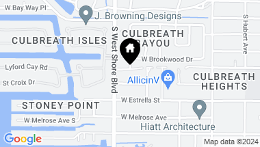 Map of 4708 W NEPTUNE ST, TAMPA FL, 33629
