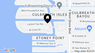 Map of 4904 LYFORD CAY RD, TAMPA FL, 33629