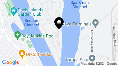 Map of 1424 HARBOUR WALK RD, TAMPA FL, 33602