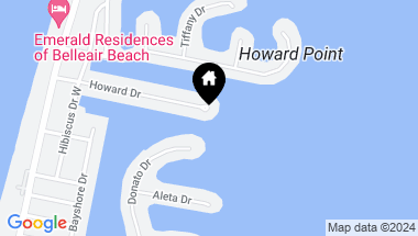 Map of 232 A HOWARD DR, BELLEAIR BEACH FL, 33786