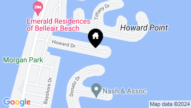 Map of 228 HOWARD DR, BELLEAIR BEACH FL, 33786