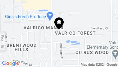 Map of 2314 FOREST DR, VALRICO FL, 33594