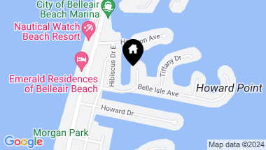 Map of 3106 WEDGEWOOD DR, BELLEAIR BEACH FL, 33786