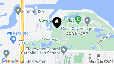 Map of 3200 COVE CAY DR #1B, CLEARWATER FL, 33760