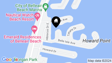 Map of 3110 WEDGEWOOD DR, BELLEAIR BEACH FL, 33786