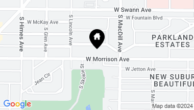 Map of 3117 W MORRISON AVE, TAMPA FL, 33629