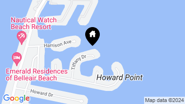 Map of 3126 TIFFANY DR, BELLEAIR BEACH FL, 33786