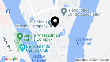 Map of 1000 S HARBOUR ISLAND BLVD #2305, TAMPA FL, 33602