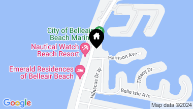 Map of 101 HARRISON AVE, BELLEAIR BEACH FL, 33786