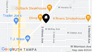 Map of 3413 W MCKAY AVE, TAMPA FL, 33609