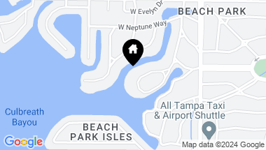 Map of 5017 S SHORE CREST CIR, TAMPA FL, 33609