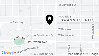 Map of 4209 W DALE AVE, TAMPA FL, 33609
